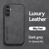 For Samsung M55 5G Case M556B 6.7" Car Holder Magnetic Leather Texture Phone Cases for Samsung Galaxy M15 5G M156B 6.5" Cover