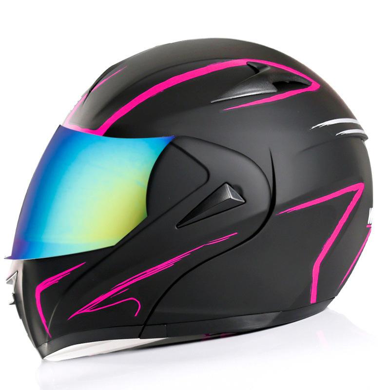Cross-border Electric Motorcycle Male Helmet Electric Vehicle Helmet Female Face-off Helmet Full Helmet Four Seasons Motorcycle Safety Helmet