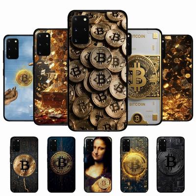 Bitcoin Retro Logo Phone Case For Samsung S 24 Fe 25 Ultra Plus 20 Lite 21 30 22 23 24 22 Ultra 5G Fundas