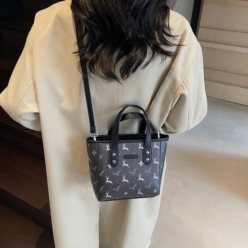 Premium vegetable basket bucket small bag women's new fashion commuter handbag single shoulder oblique span bag