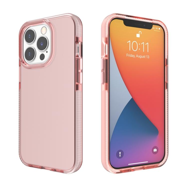 For iPhone 13 Pro Max Two-color High Translucent Shockproof Protective Case
