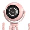 Portable Stroller Fan 3 Speed Pinch-Proof Mini Baby Fan Rechargeable LED Display Car Seat Crib Travel Cooling Fan with Flexible