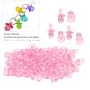 200Pcs Acrylic Pacifier Baby Nipples Baptism Birthday Gift   Decoration Accessories