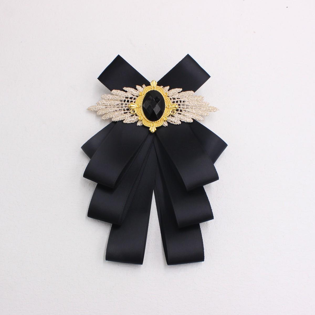 European Multi-layered 3D Men s Wedding Bow Tie Brooch Lapel Flower TS312.