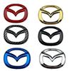 1pc For Mazda 3 6 CX5 2 CX30 CX3 CX9 MX5 RX8 Axela Demio Atenza ABS Car Steering Wheel Center Emblem Sticker Auto Interior