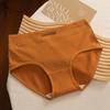 Medium Waist Simple Solid Colour Women's Triangle Pants Cotton Bottom Comfortable Breathable Panties