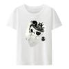 Interesting Cotton T-shirt De Mujer Hip-hop Blusa Loose Cool Short-sleev Vintage Trending Comics Unique Clothing Balloon Puppy