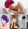 Pack of 4 Satin Hair Caps, Bonnet Sleep Cap, Sleeping Cap, Reusable Satin Bonnet, Elastic Hair Net for Sleeping for Women and Girls