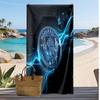 Manchester City Printed Beach Towel Quick Dry Soft TowelPortable Large Rectangular Beach Blanket for Travel Swimming Pool