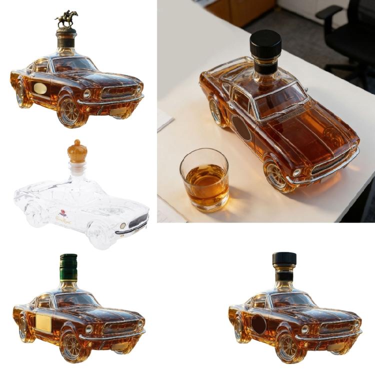 Display Worth Car Design Glass Whiskeys Bottle With High Quality Finish For Collectors And Whiskeys Aficionados