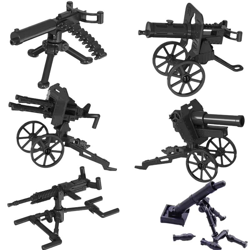 Small Particle Building Block Scale Model War Toy Equipment Rack Scale Model Rifle Assembling Military  Compatible with  Building Block Set