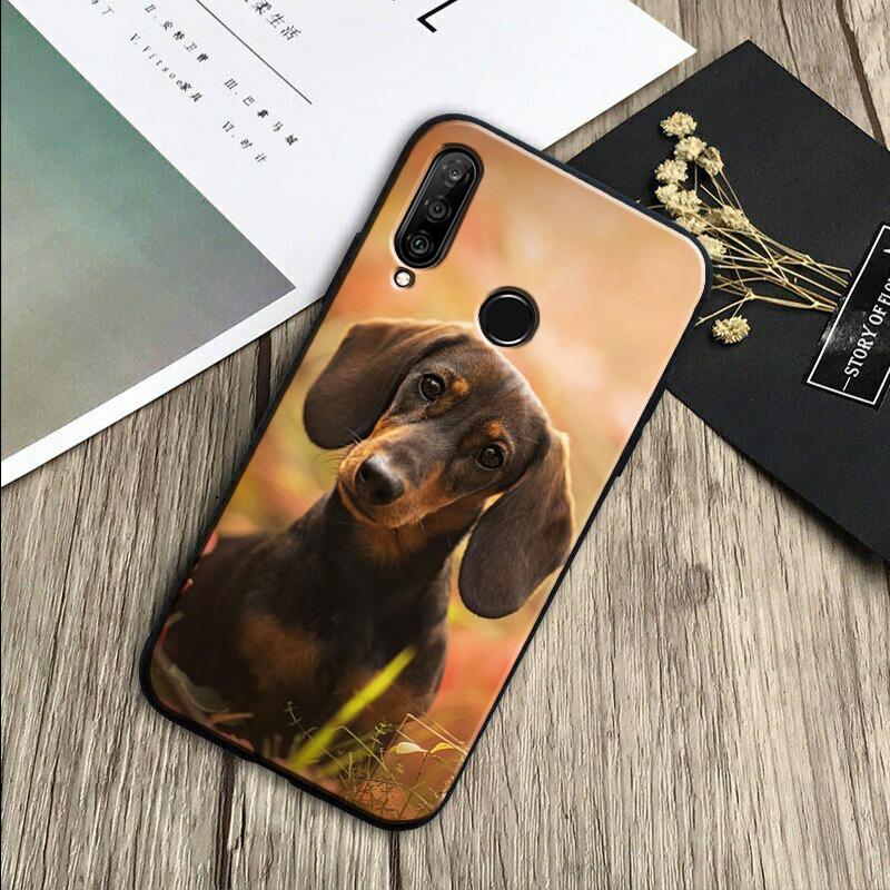 

Dachshund Dog For Huawei Nova Y70 Y91 Y61 Y72 Y73 Y90 Y60 3i 7i 8i 11 12i 9 10 SE P20 P30 Pro P40 Lite Case Huawei P30 Lite