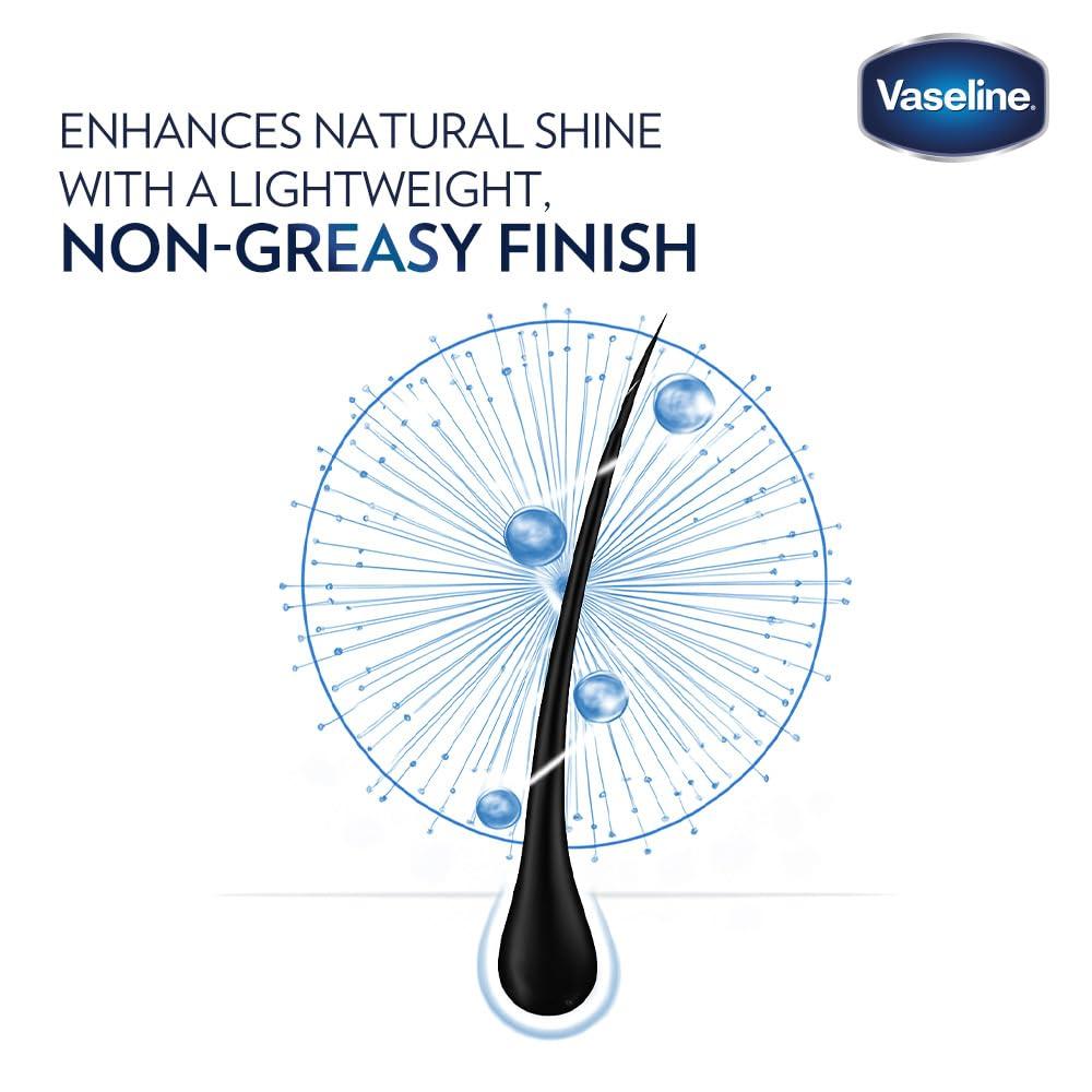 Vaseline Hair Tonic & Scalp Conditioner 200 ML Pack of 1 Smooth Hair, Moisture Lock, Non-Greasy Shine