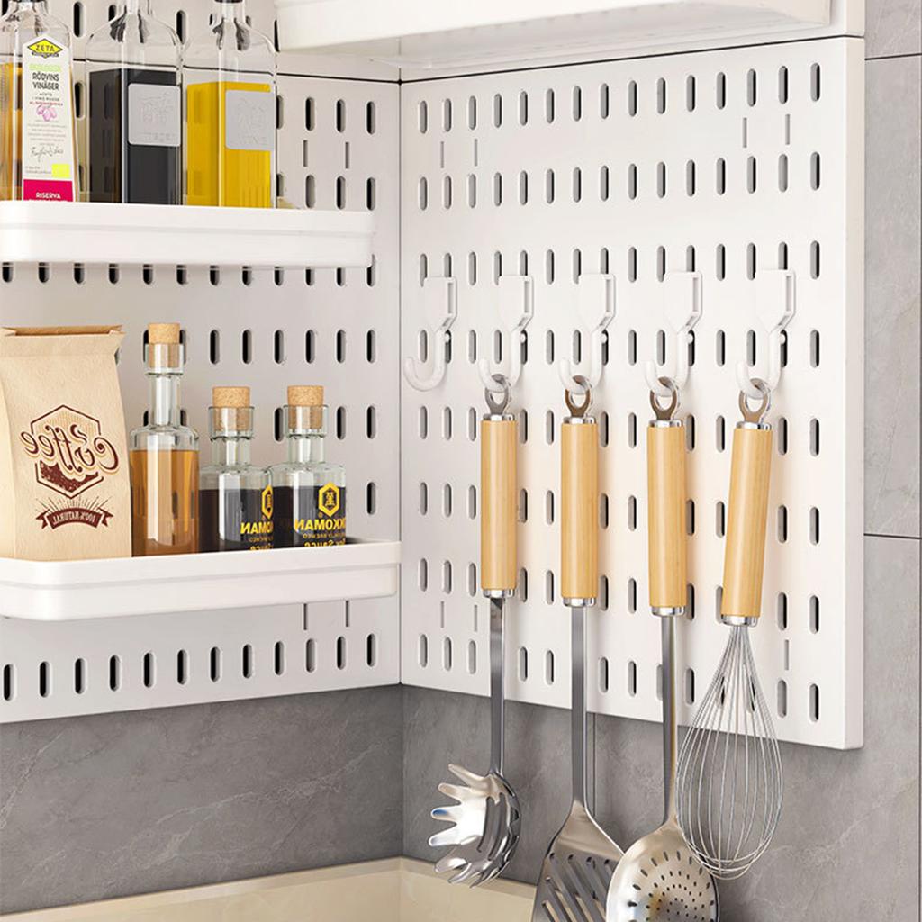 Modular Pegboard Wall Storage Organizers Pegboard Accessories For Damp Areas Bathroom Kitchen Game Room Waterproof Design