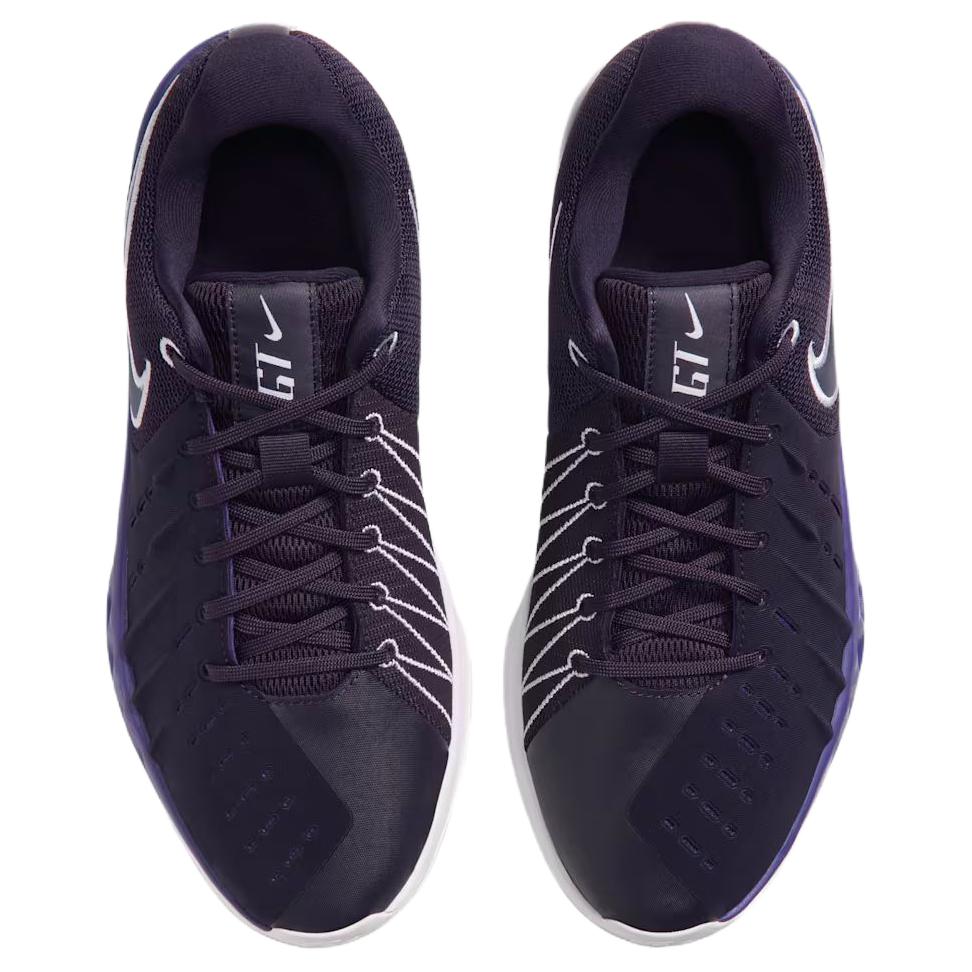 Nike Air Zoom G.T.. Cut Academy 2 Basketballschuhe Unisex Low Top Kaiserliches Lila/Weiß/Helles Pflaumenlila/Dunkles Burgunderrot HV9775-501