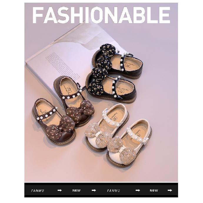 Children's leather shoes2026Spring and summer new Korean-style girls' princess shoes, soft-soled non-slip leather shoes for young children