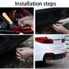 Auto modifizierter Spoiler kleiner Rundum-Chassis-Dekor Sportabweiser Hecklippendekoration Modifikationsteile Universalteile