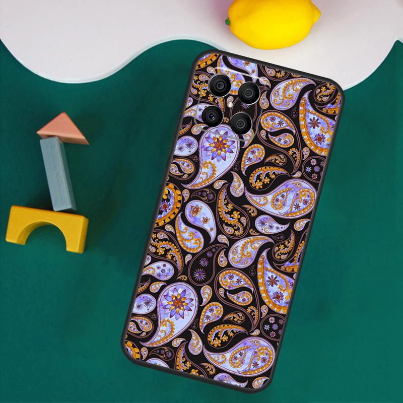 Bandana Paisley Pattern Art Case For Honor Magic 7 Pro 5 6 Lite Honor 200 Pro 50 70 90 X9a X8a X8 X9 X8b X9b X9c Cover