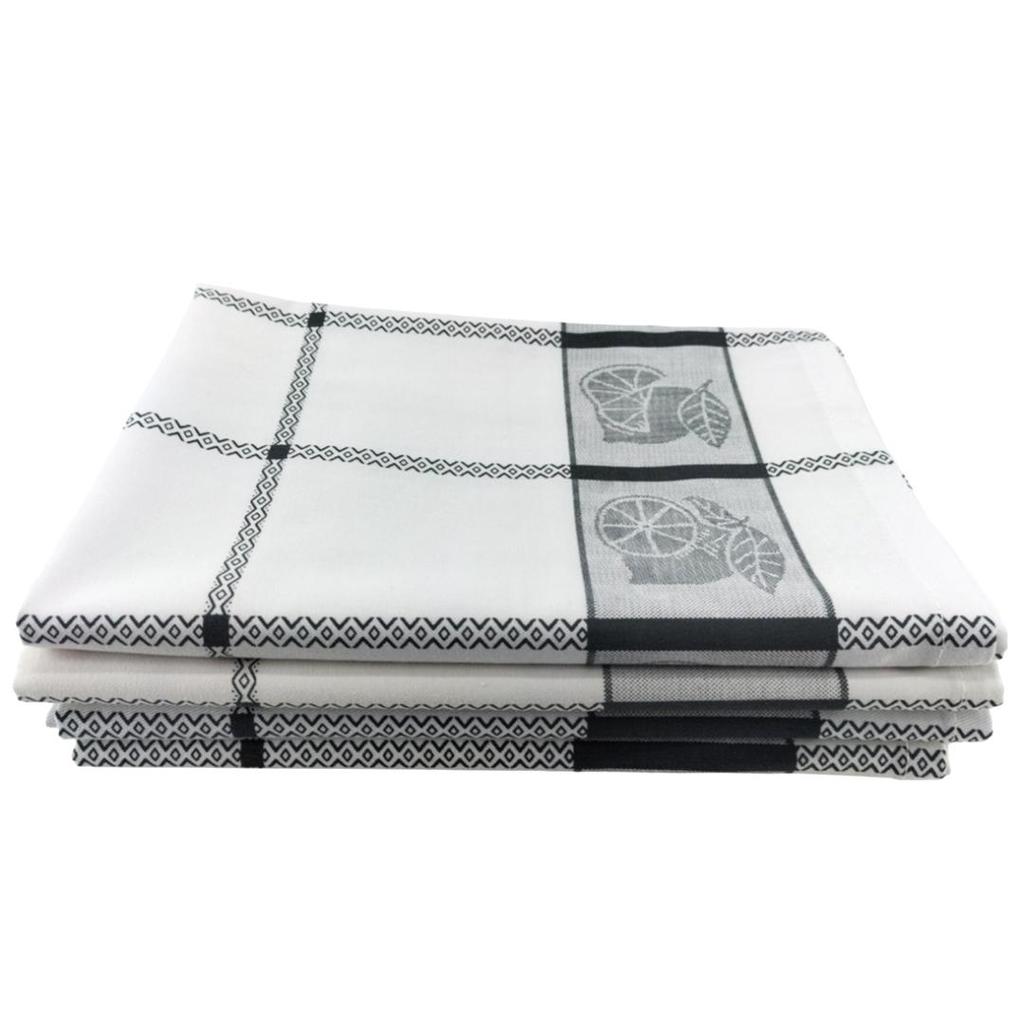 Kitchen Towels (X4) - Kitchen Towel 100% Cotton 45 X 65