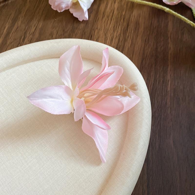 Holiday wind egg flower other side flower grab clip sweet girl bangs side hairpin bohemian hair accessories