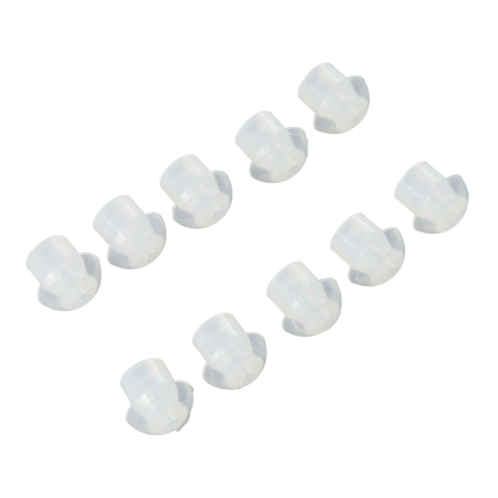 

10pcs Hearing Amplifier Dome Professional Soft Silicone Ear Tip Earplug Replacement Accessories for L