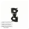 Cycle Light Mount Clamp ScrewTightened Adjustable TwoWheeled Vehicle Bracket Hinged Flashlight