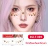 Christmas Tattoo Stickers: Easy-to-Remove Temporary Makeup Tattoos with Tree, Reindeer, and Snowflake Designs.