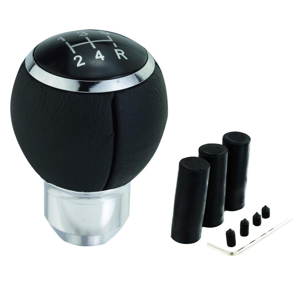 Abfer Light Gear Knob PU Shifter Stick Head Car Shift Lever Knob for Auto and Manual Universal Car Interior 5-Speed Vehicles, Accessories, (Black)
