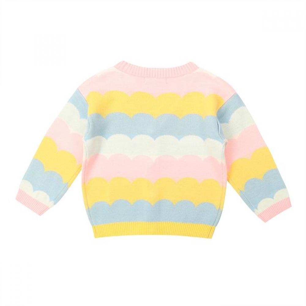 Tiffany Pink Wave Cardigan T31kbw011