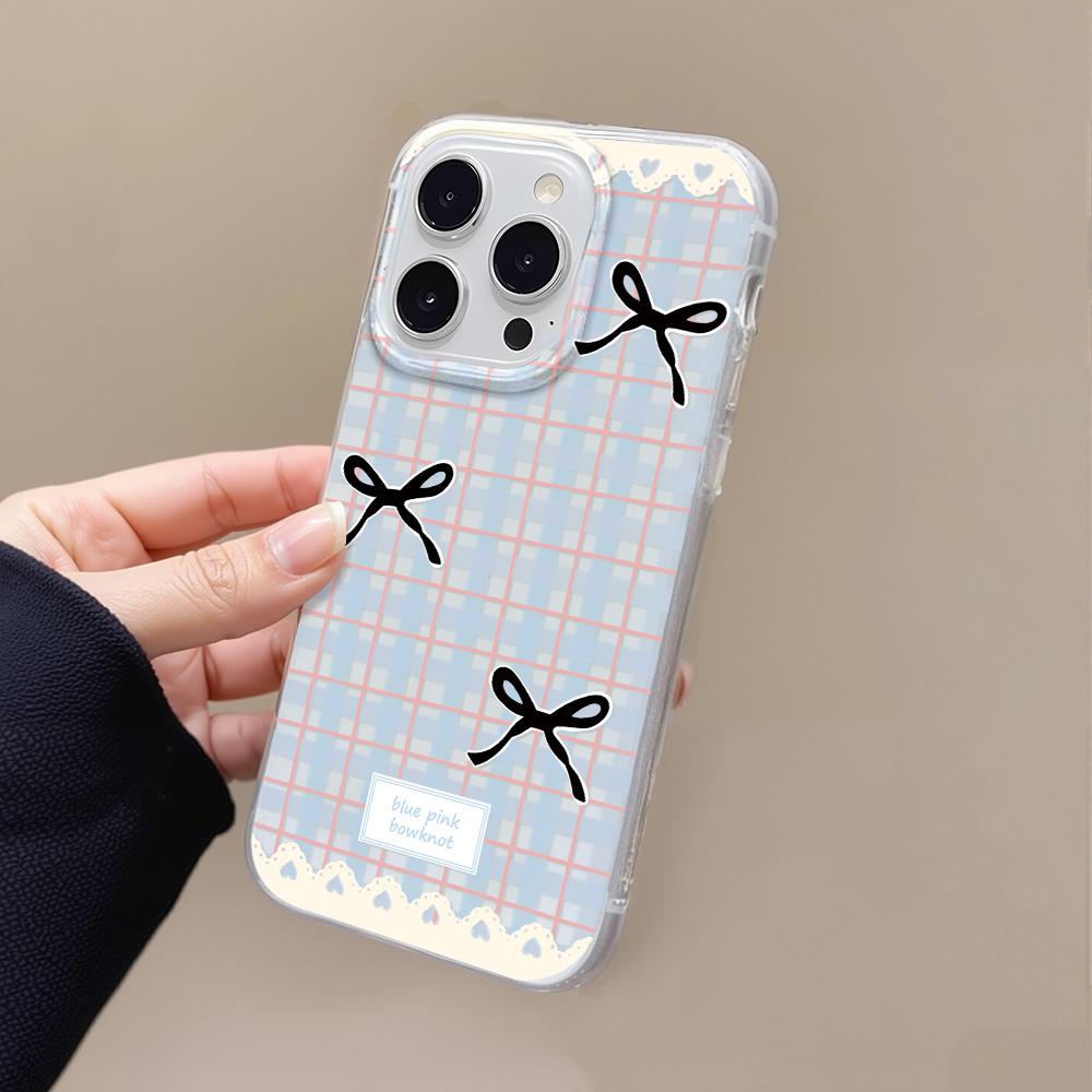 Painted Phone Case for iPhone 12 13 15 16 iPhone 16 12 13 14 15 Pro  14 15 16 Pro Max Coverage Shockproof Anti-Fingerprint Fresh Style Protective Case