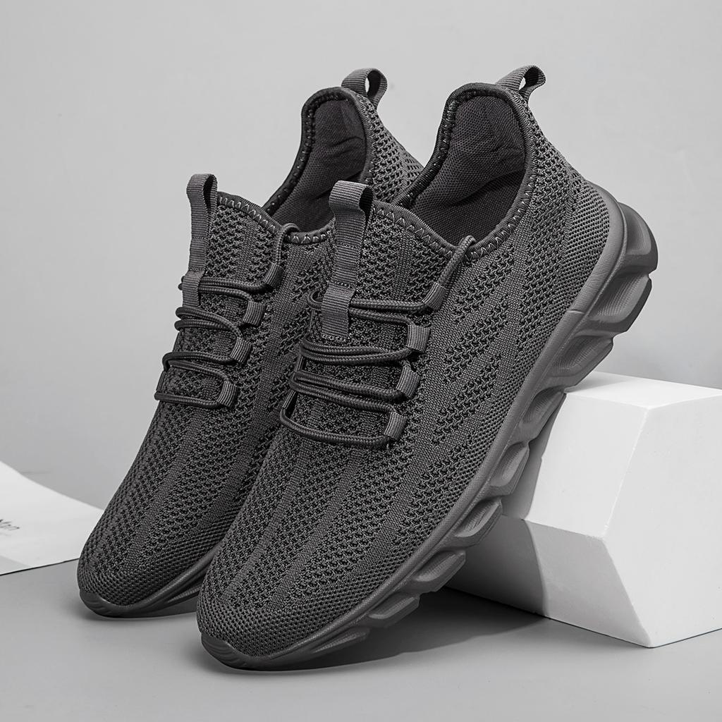 Mode Fujeak 36-46 Damen Casual Sneaker Herren Sportschuhe Mode Atmungsaktiv Walking Mesh Flache Schuhe Herrenschuhe Tenis Übergröße