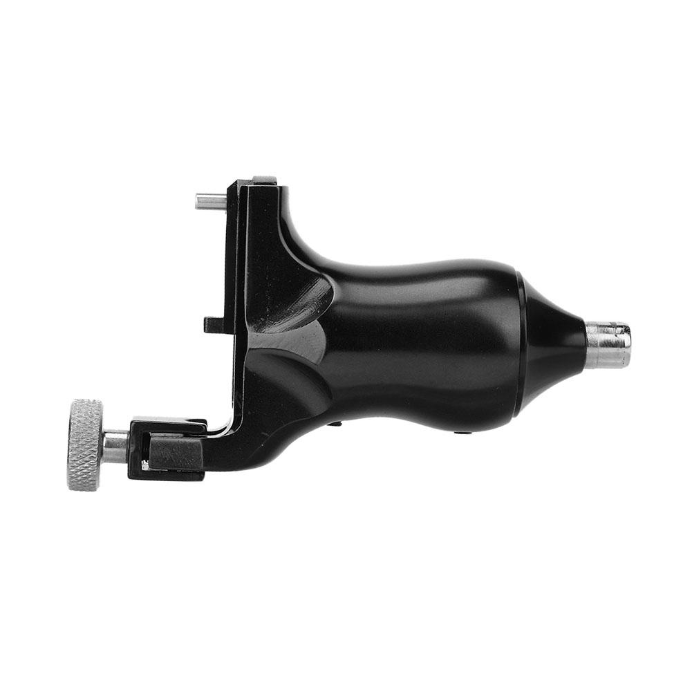 Aluminium Roterende Tatoveringsmaskin Liner Shader Forsyning for Tatovør RCA Tilkobling Svart