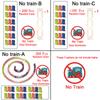 Kids Automatic Laying Domino Train Electric Car Dominoes Set Brick Blocks Kits Games Educational Toys Children Diy Toy Boys Gift