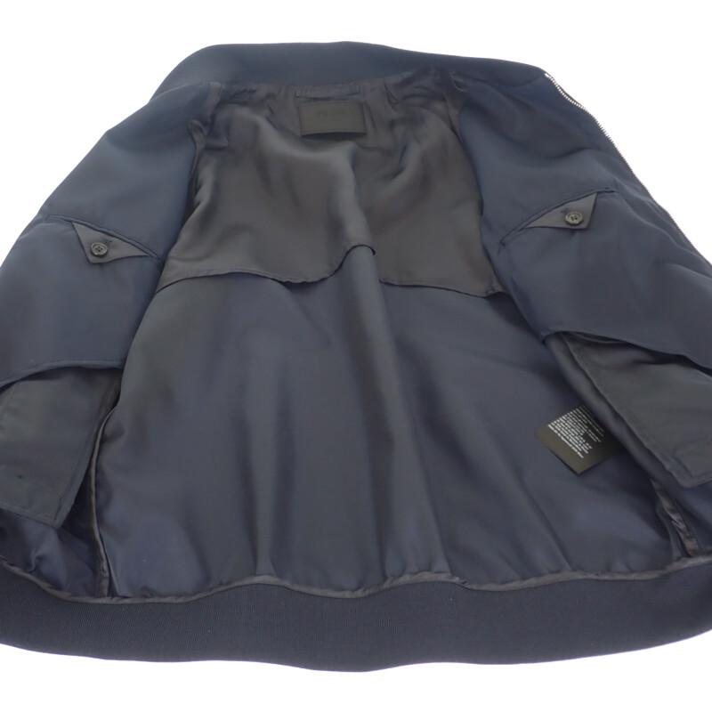 PRADA SGH039_R121_I18 48 Nylon jacket Navy Nylon mens