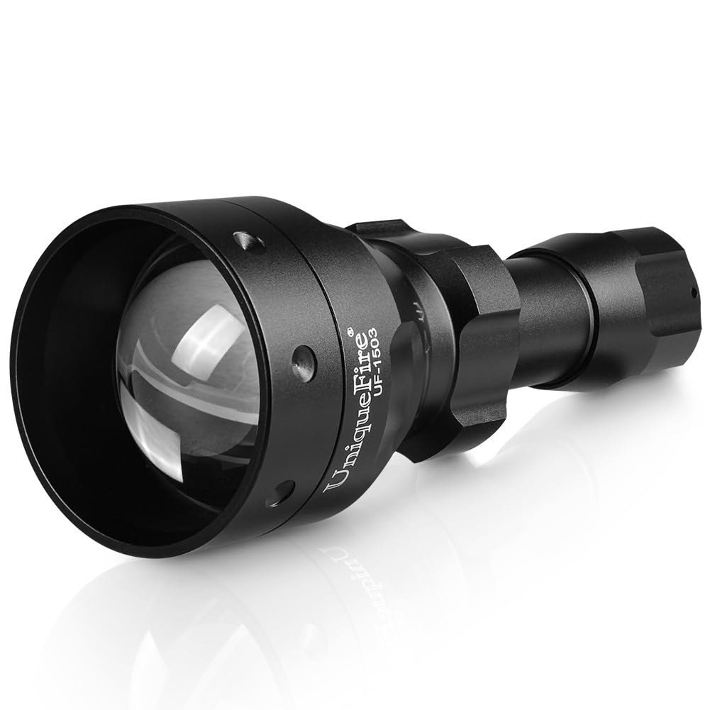 

Уникальный инфракрасный светодиодный фонарь UniqueFire UF1503 Ночное видение с 50-мм инфракрасным светодиодом T50 IR для ночного поиска и военного использования 1503 IR Зум, Свет,