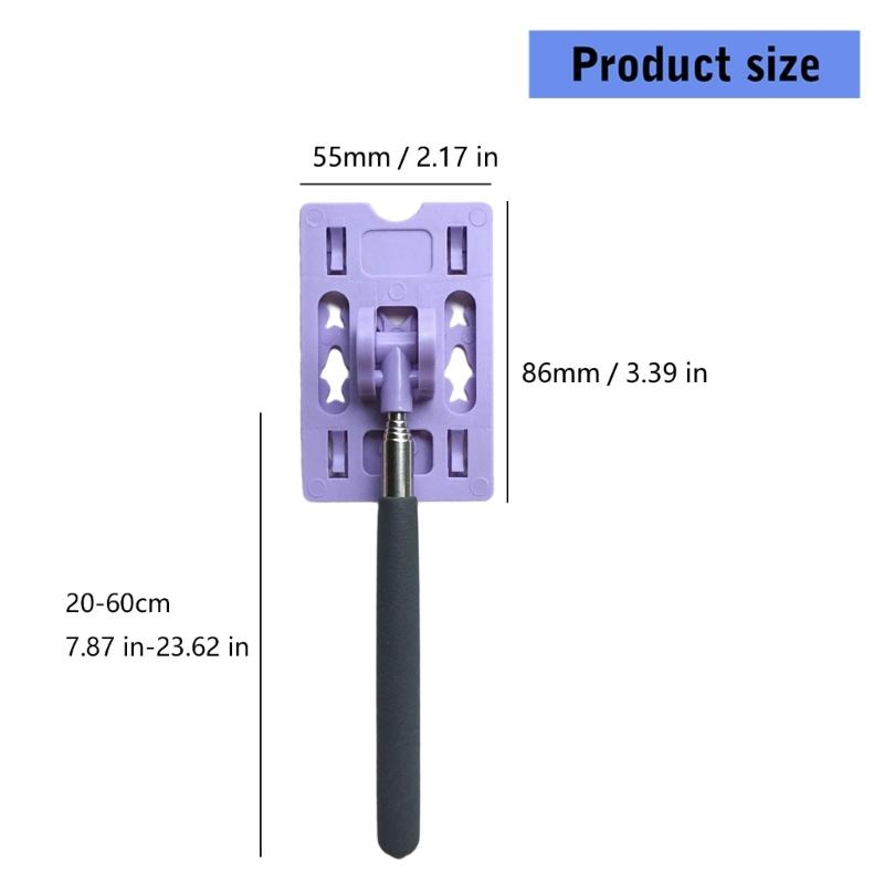 Retractable Toll Booth Card Reacher with Not Slip Grip ABS & Steel Construction Easy to Use for Drivers Elderly Users