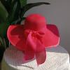 Summer straw hat 2025 large brim outdoor sun protection sun hat travel vacation foldable beach hat  sombrero para sol mujer