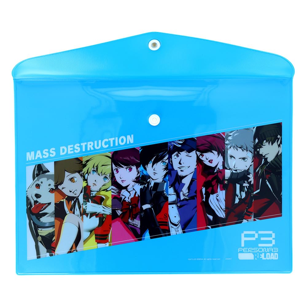 Sunstar Stationery Persona Pencil Case Flat A Pattern S8726558