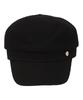 Yunibeosyeolkemiseuteuli Paper Logo Black Marine Cap