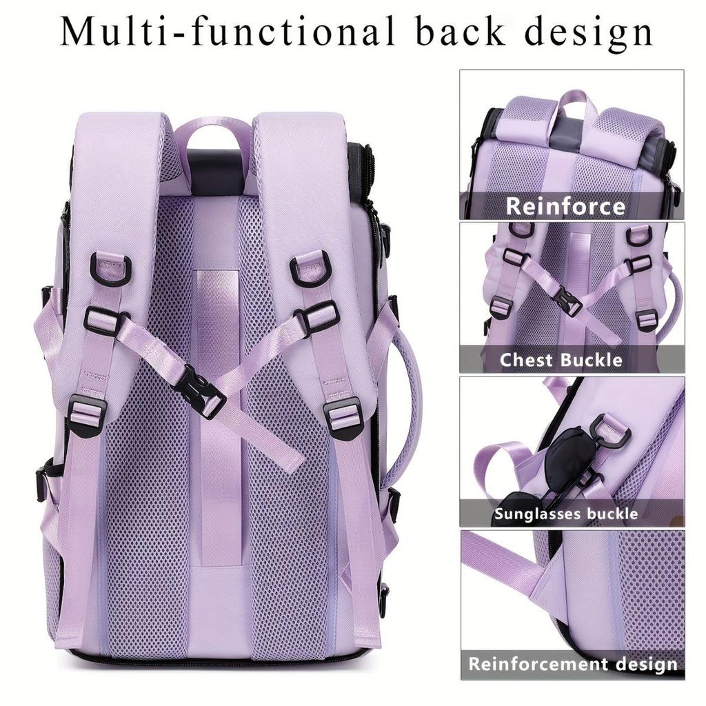 FRN 2025 Neuer wasserdichter 3-in-1 Outdoor-Reiserucksack 15.6.16 Zoll Multifunktions-Laptop-Rucksack