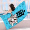 Cat Chis SweetS Home Microfiber Blanket Quick Drying Beach Towels Oversized Printing Super Absorbent Pool Towel Blanket