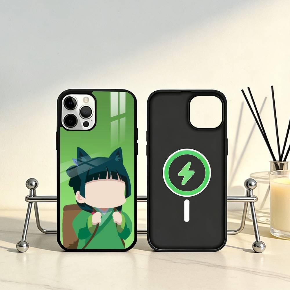 The Apothecary D-Diaries Maomao Phone Case For iPhone17,16,15,14,13,12,11 Plus,Pro Max Magnetic For Magsafe Wireless Charging