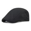 Retro Breathable Beret Men's Hat Mesh Speed Drying Newsboy Cap Adjustable Thin Sun Hats Spring Summer