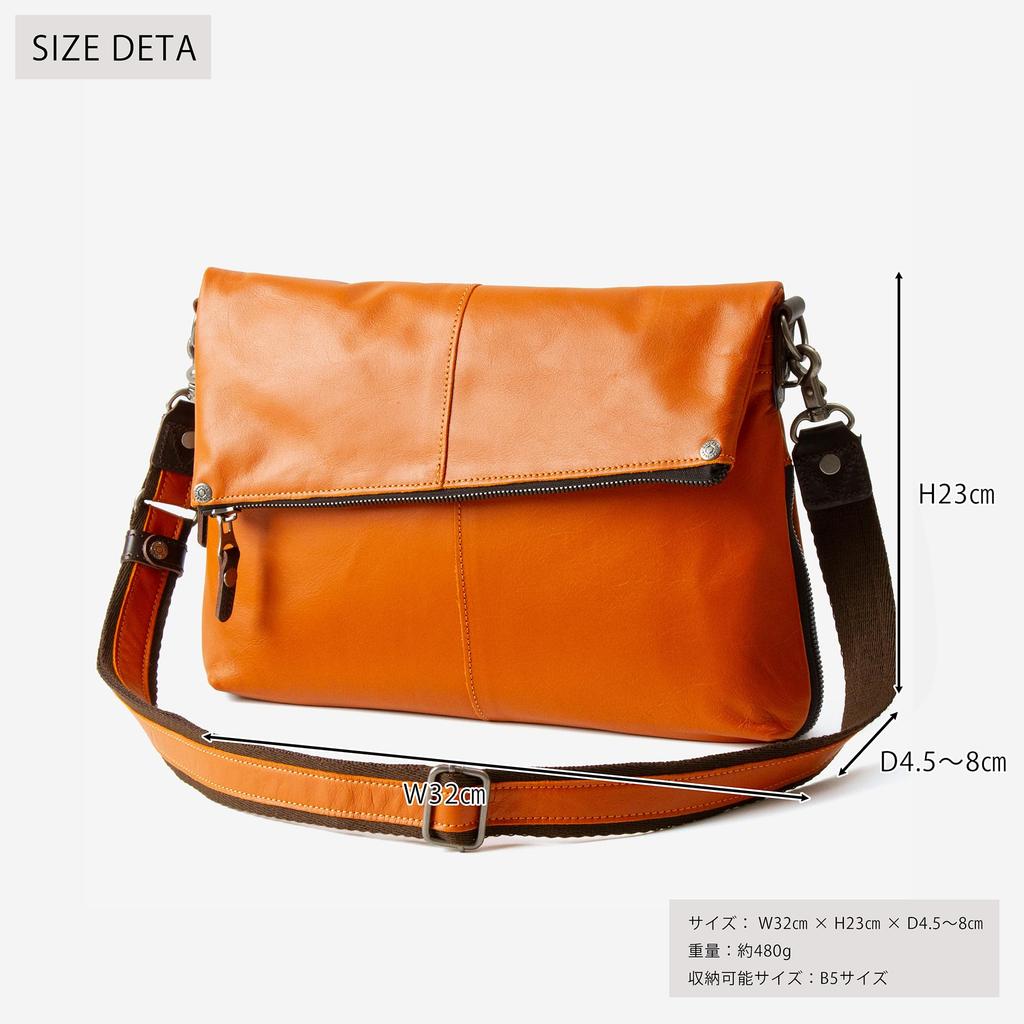 [Doubles] Shoulder Bag Clutch Harvest Label VLR-1656 Camel