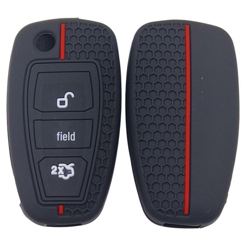 

Silicone Protective Case for Ford Escort, Focus, Fiesta, Mondeo Key чорний