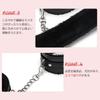 YFFSFDC Restraints SM Goods Eye Mask Black Restraints Handcuffs Restraints Adult Handcuffs Blindfold Adult Toys SM Cosplay Restraint Bracelet