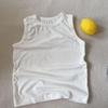 Children's Stylish Summer Sleeveless Vest - Solid Color for Baby Girls and Boys