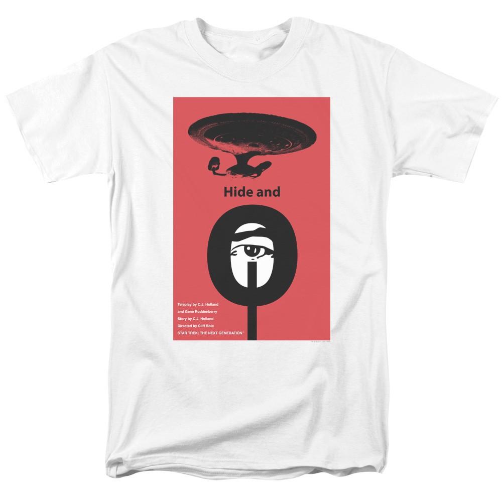 Star Trek - Tng Season 1 Episode 10 - Adult Unisex Short Sleeve T-Shirt - White L