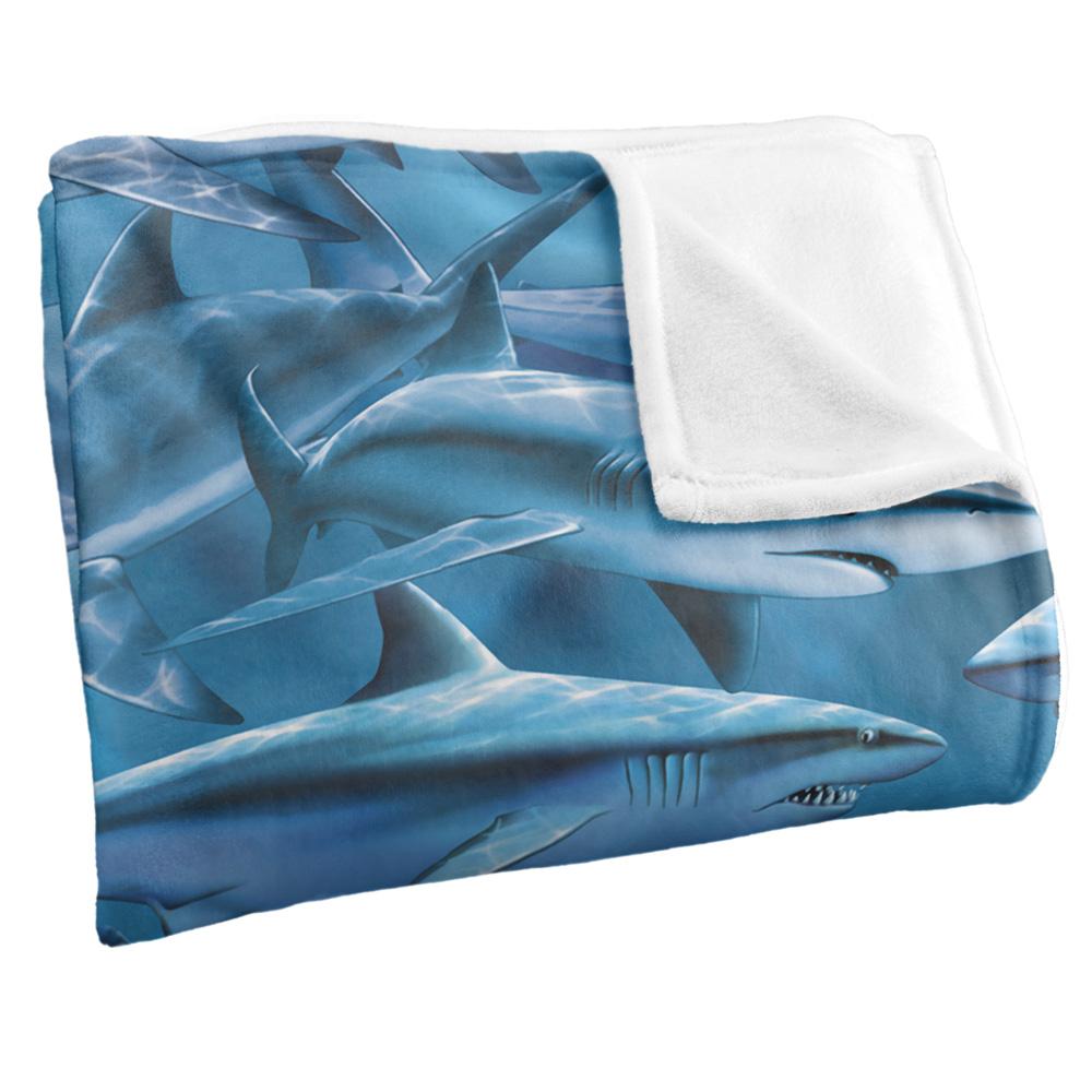 Royce McClure Attack Silky Great White Shark Supersoft Blanket