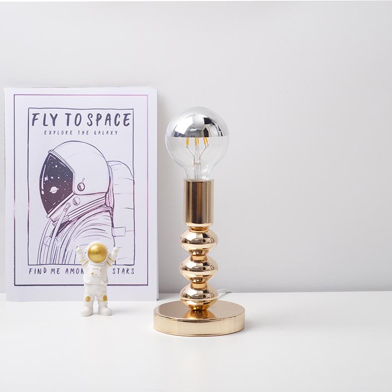 Retro Nordic LED Desk Lamp for Bedroom Bedside Bar Korean Ins Style Table Lamps  Decor Vintage Night Light Plug in Bauhaus Lamps